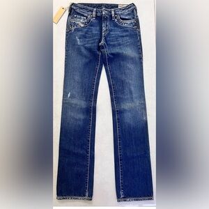 NEW AUTHENTIC DIESEL WOMEN KYCUT STRAIGHT JEANS LOW RISE SIZE W25 L34